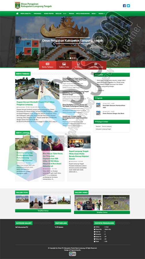Web Informasi CV. FR-SYSTEM WEB LAMPUNG