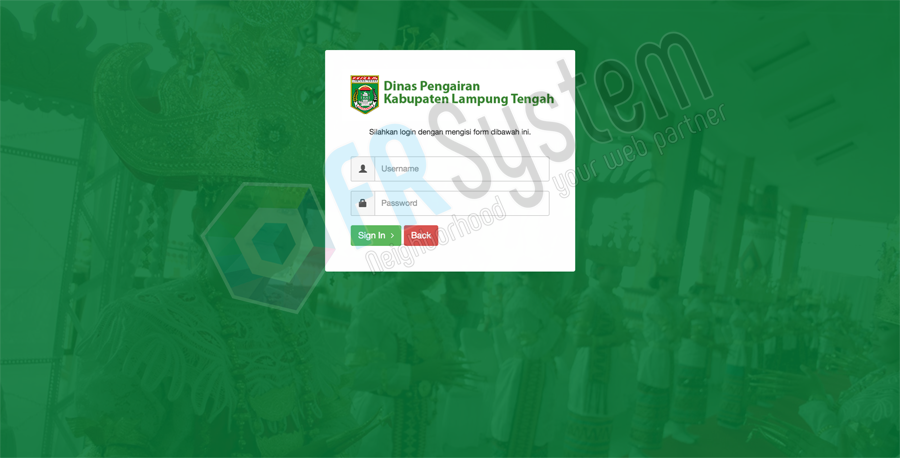Web Informasi CV. FR-SYSTEM WEB LAMPUNG